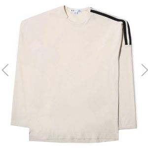 Y-3 3-stripes long sleeve tee size s